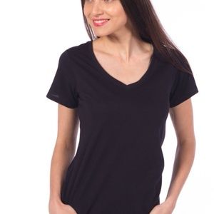 Ably Vanessa Deep V-Neck Tee